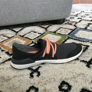 OluKai Black and Pink Athletic Shoes